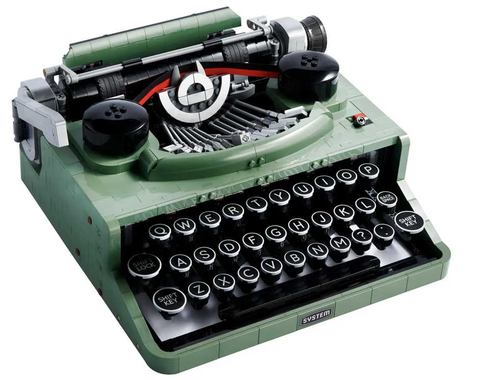 Lego typewriter set